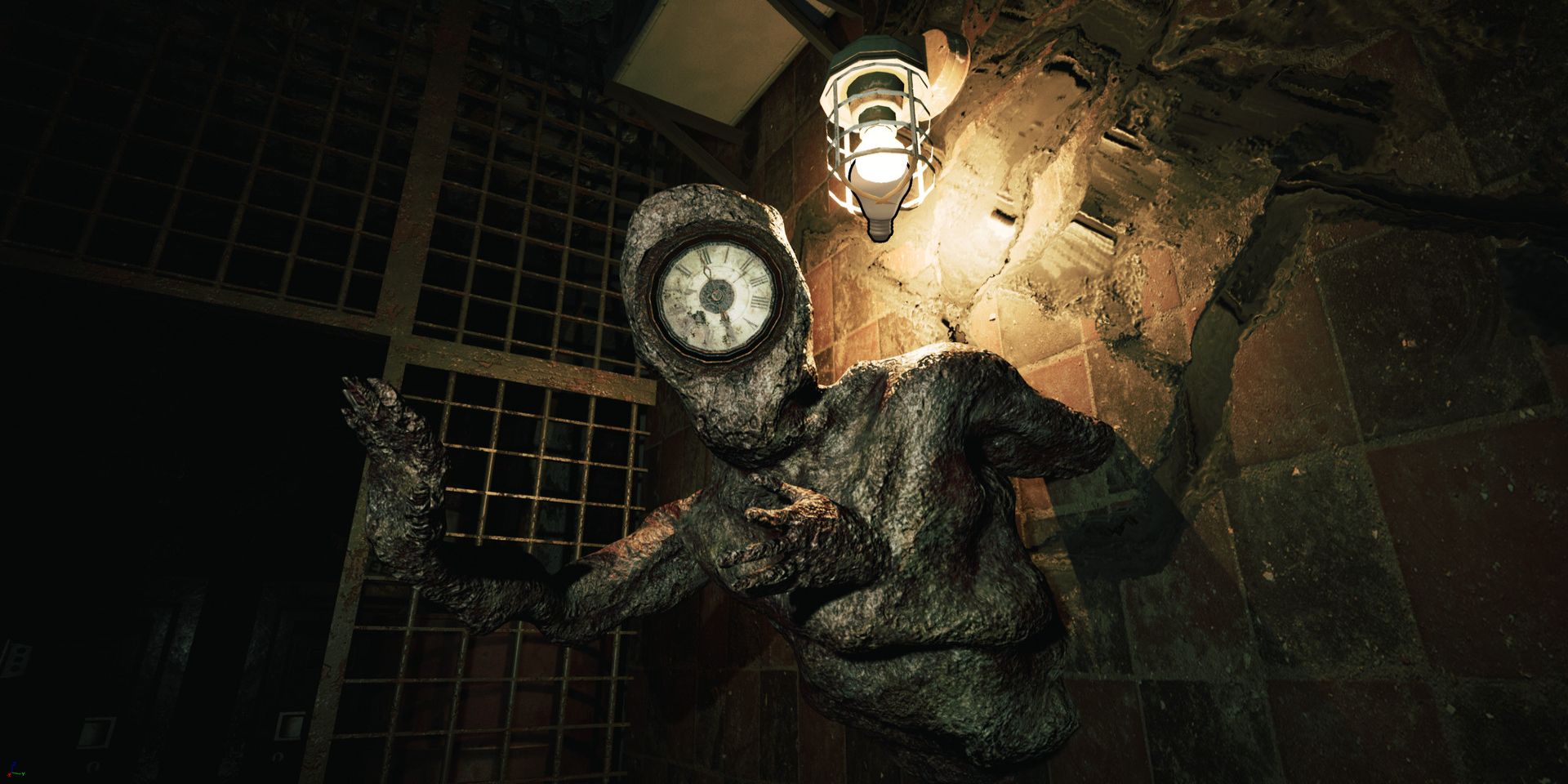 Uma captura de tela do jogo de terror indie Mirror Forge.