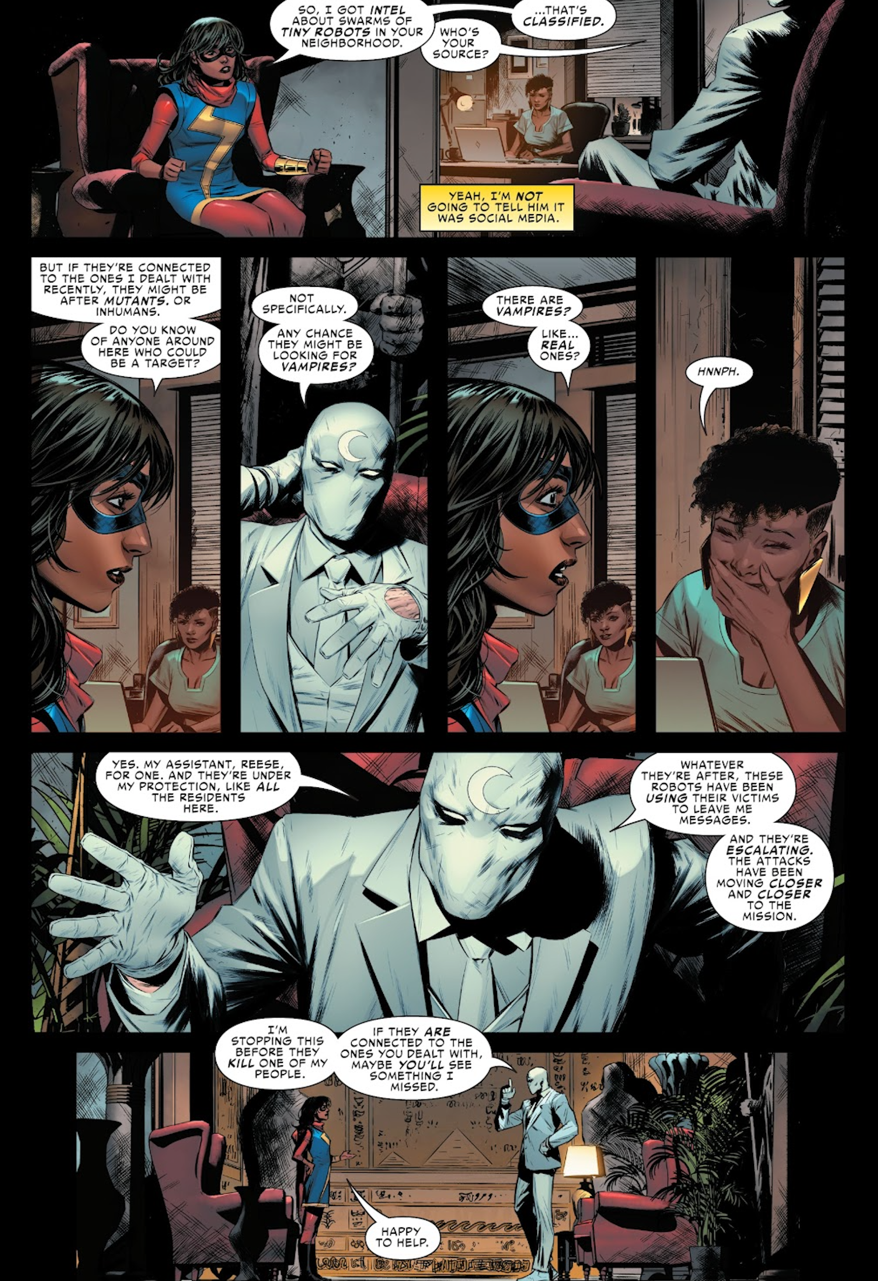 Moon Knight and Ms. Marvel