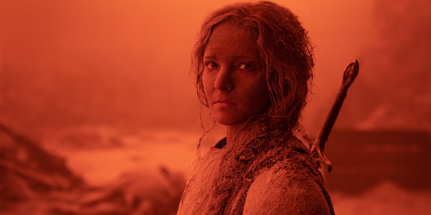 Morfydd Clark in The Lord of the Rings The Rings of Power