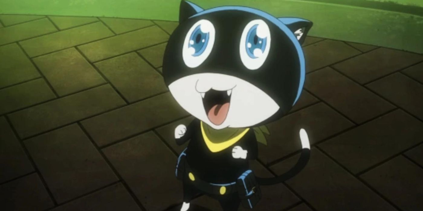 Morgana looking extatic in Persona 5.