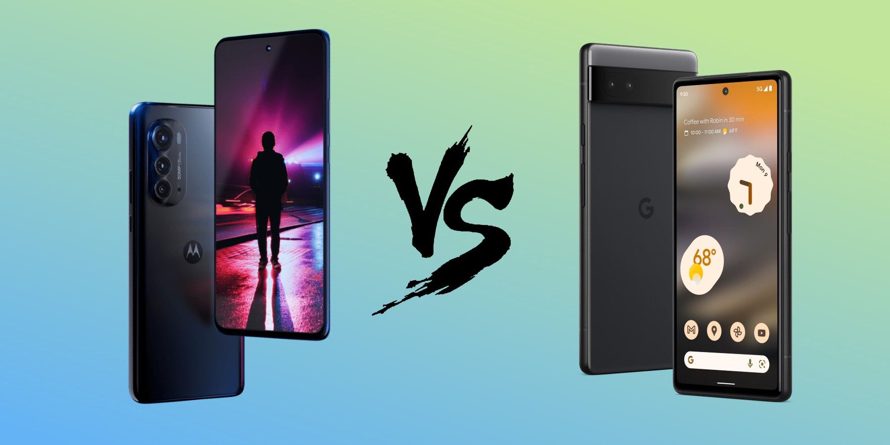 Motorola Edge (2022) vs Pixel 6a