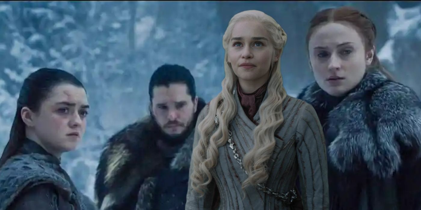Game of Thrones Episode 4 Season 8 Stills: Arya Stark, Jon Snow, Daenerys Targaryen, and Sansa Stark