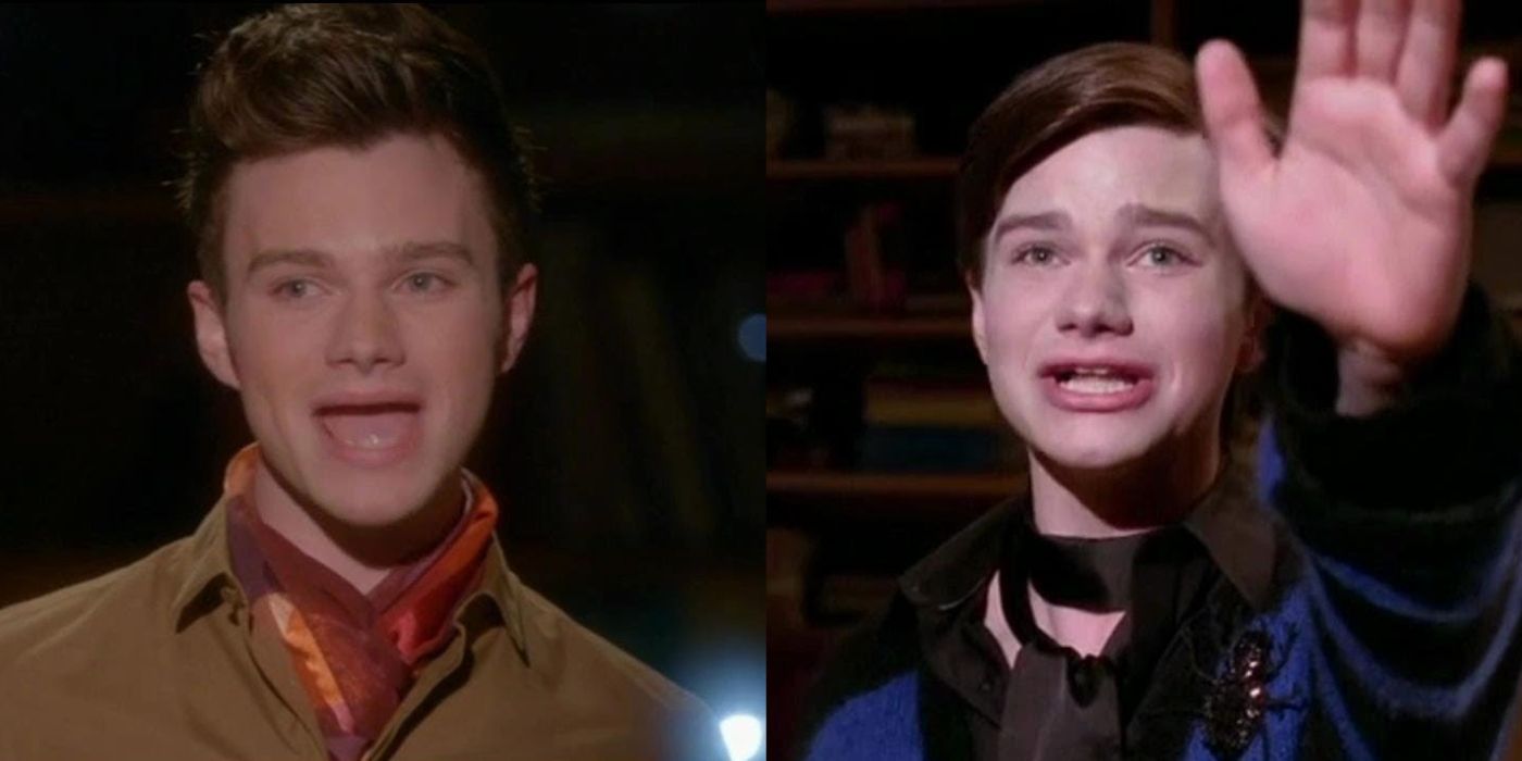 Kurt singing &quot;Defying Gravity&quot; - Glee