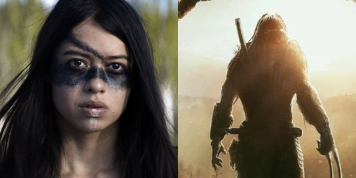 Naru and The Predator from Prey Split Image