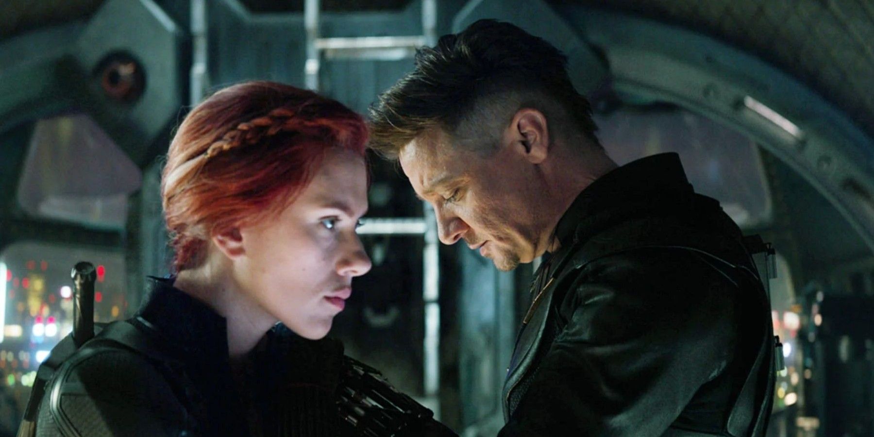 Natasha and Clint in Avengers Endgame