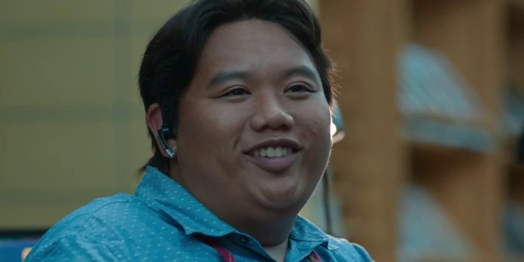 Ned in the computer lab in Spider-Man Homecoming