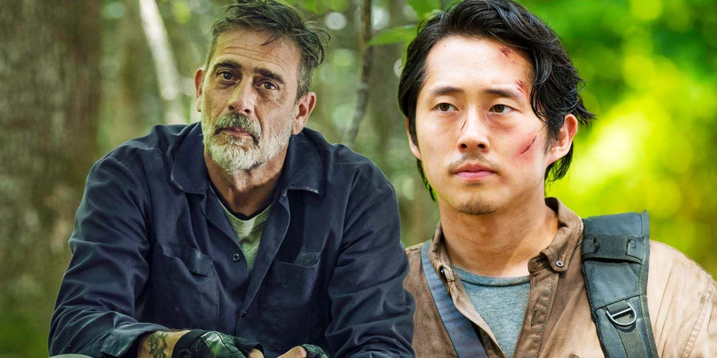 Negan and Glenn from The Walking Dead