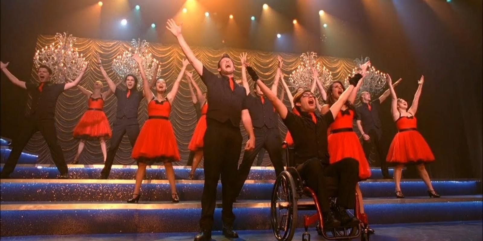 New Directions sings Paradise By The Dashboard Light in Glee