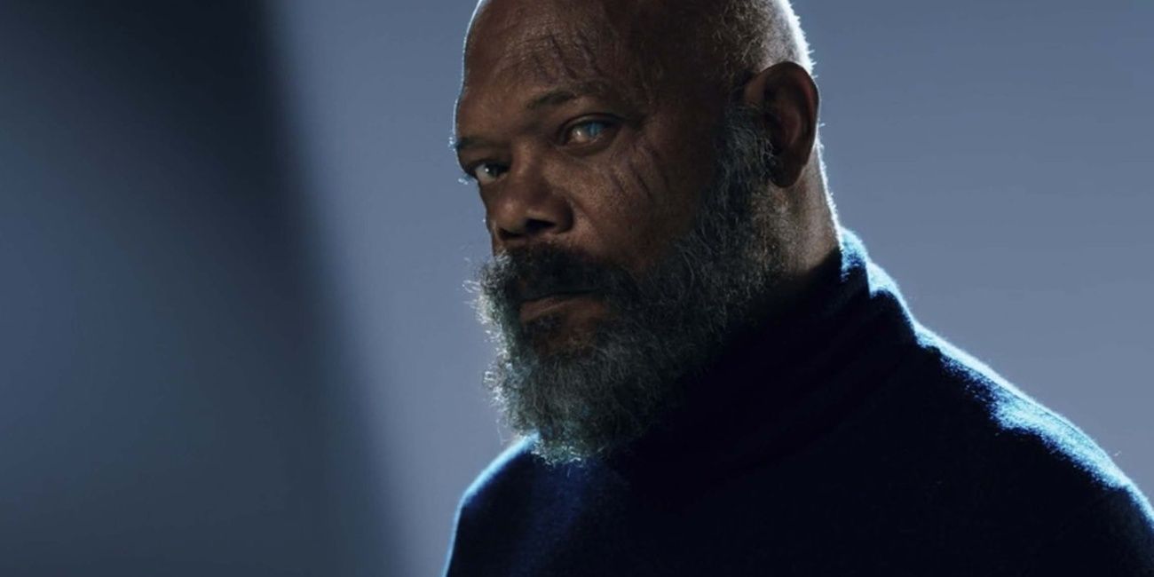 Nick Fury without his eyepatch in Secret Invasion