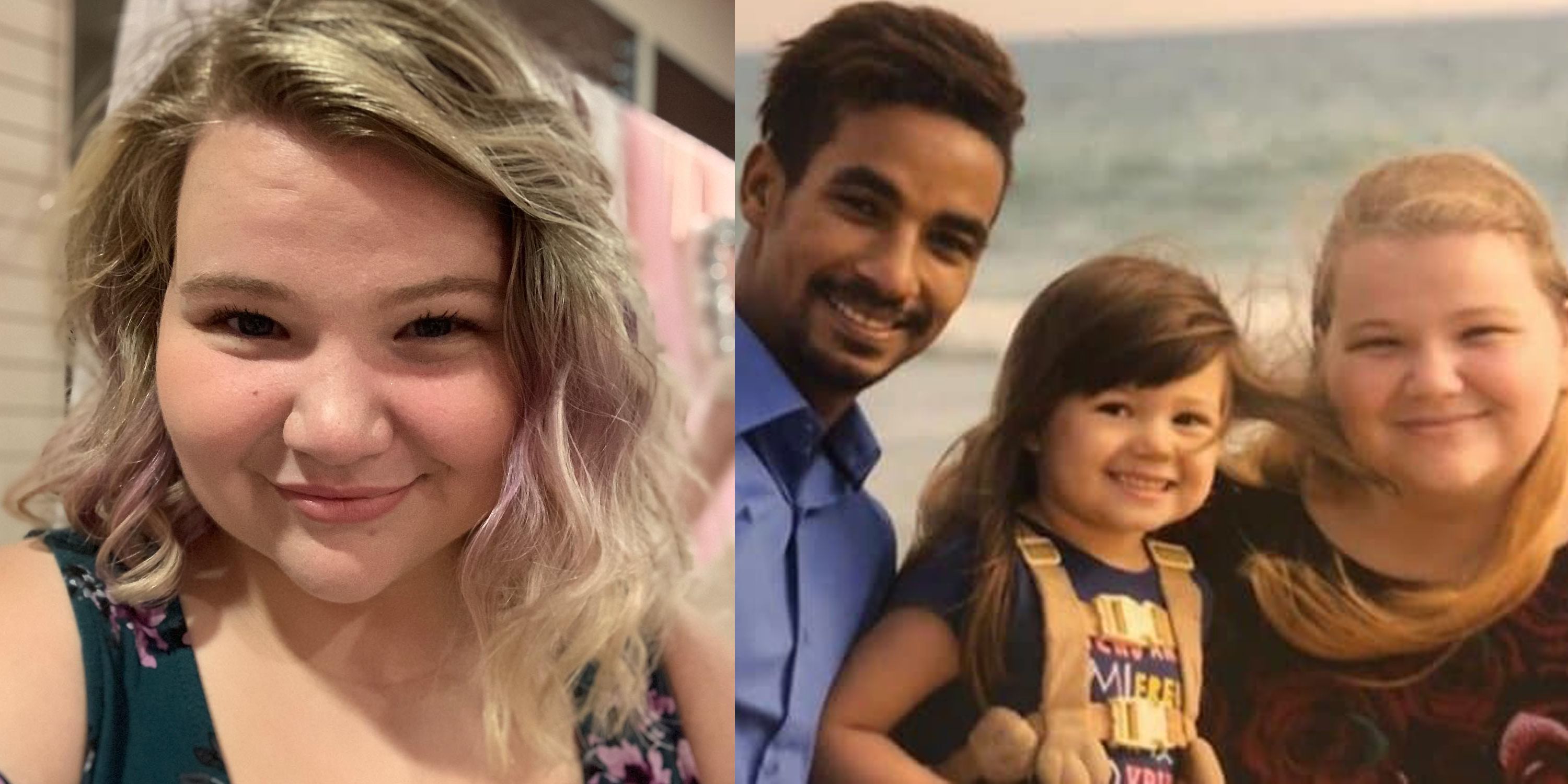 Nicole Nafziger with Azan Tefou and Daughter May of 90 Day Fiance