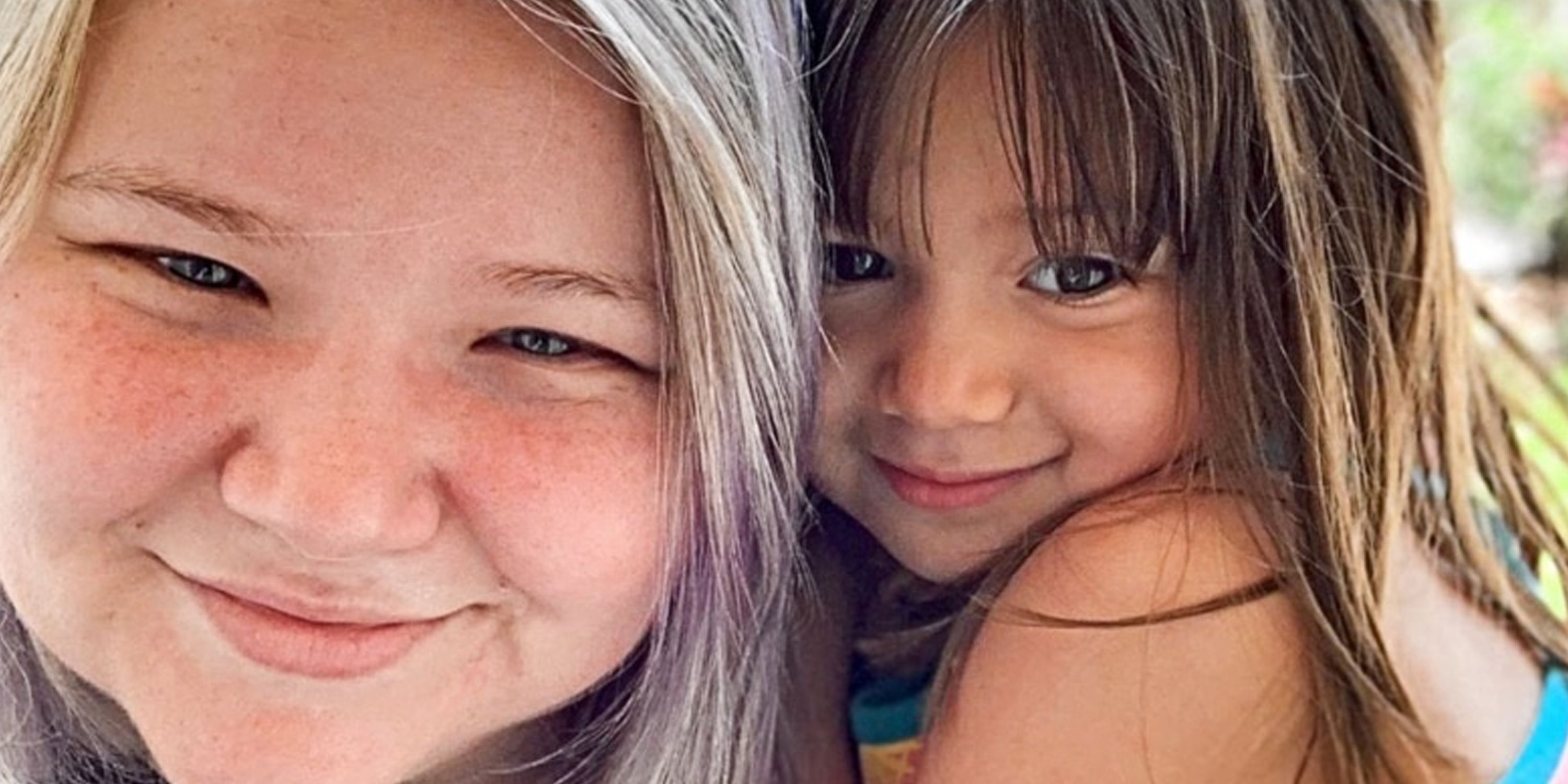 Nicole Nafziger with Daughter May Outside of 90 Day Fiance