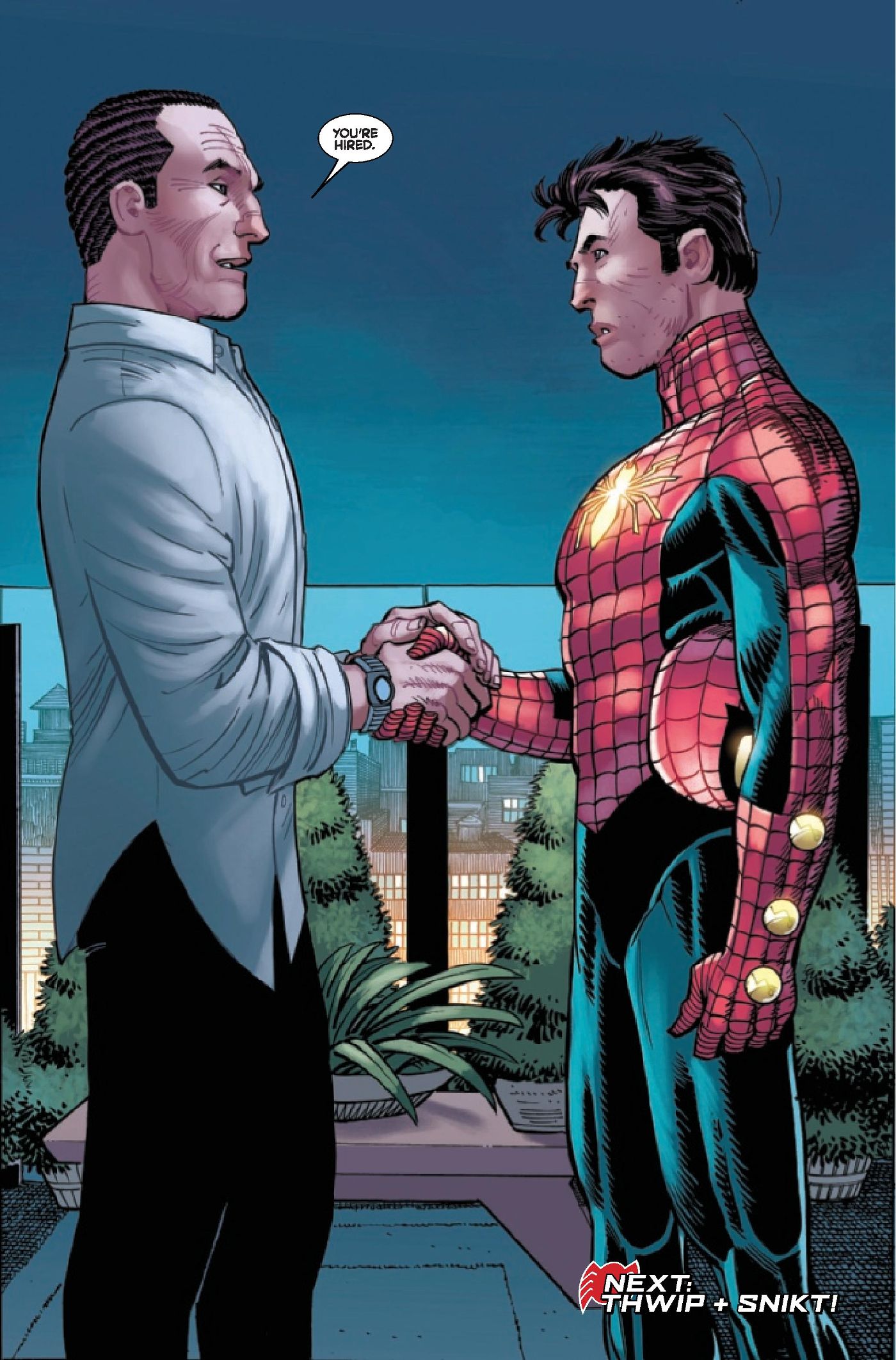Norman Osborn hires Spider-Man