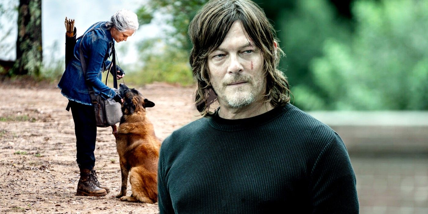 Norman Reedus as Daryl and Dog in The Walking Dead
