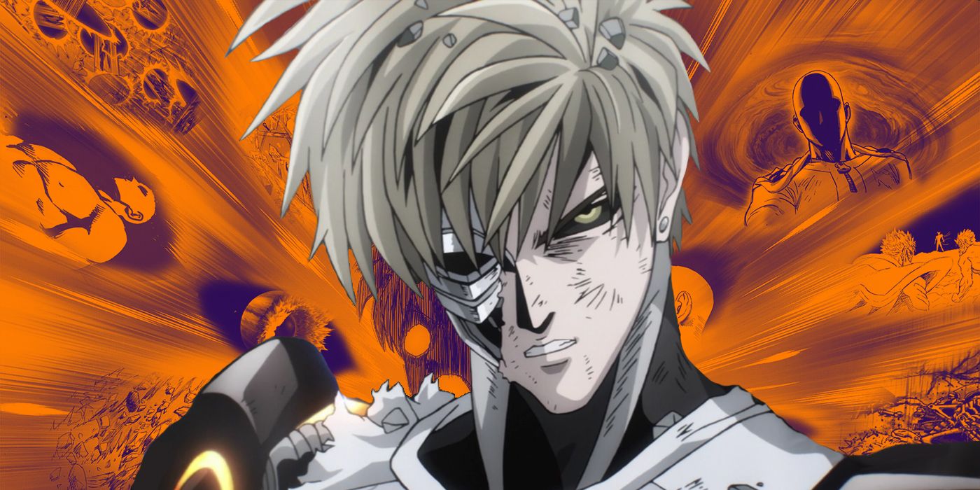 Genos attack cosmic Garou  One punch man anime, One punch man, One punch