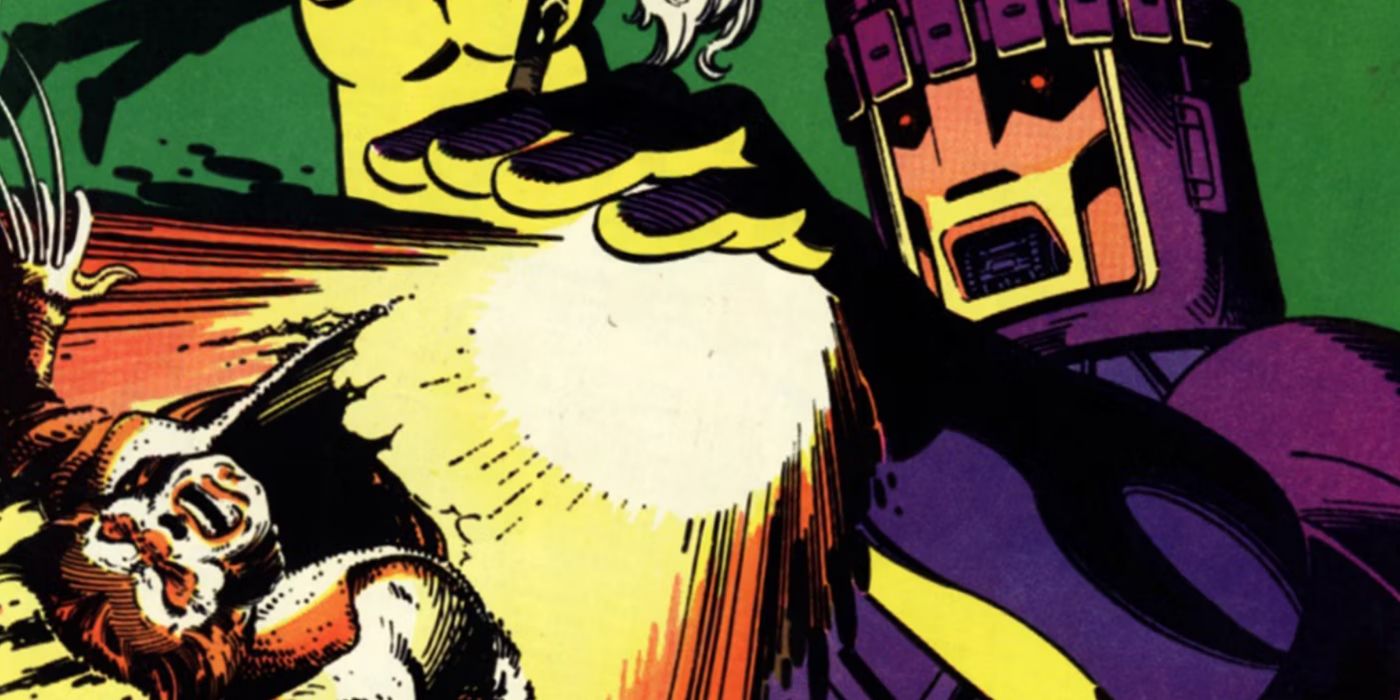 Omega Sentinel matando Wolverine