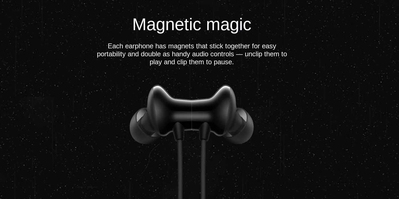 Fones de ouvido com fio OnePlus Nord Magnetci Control