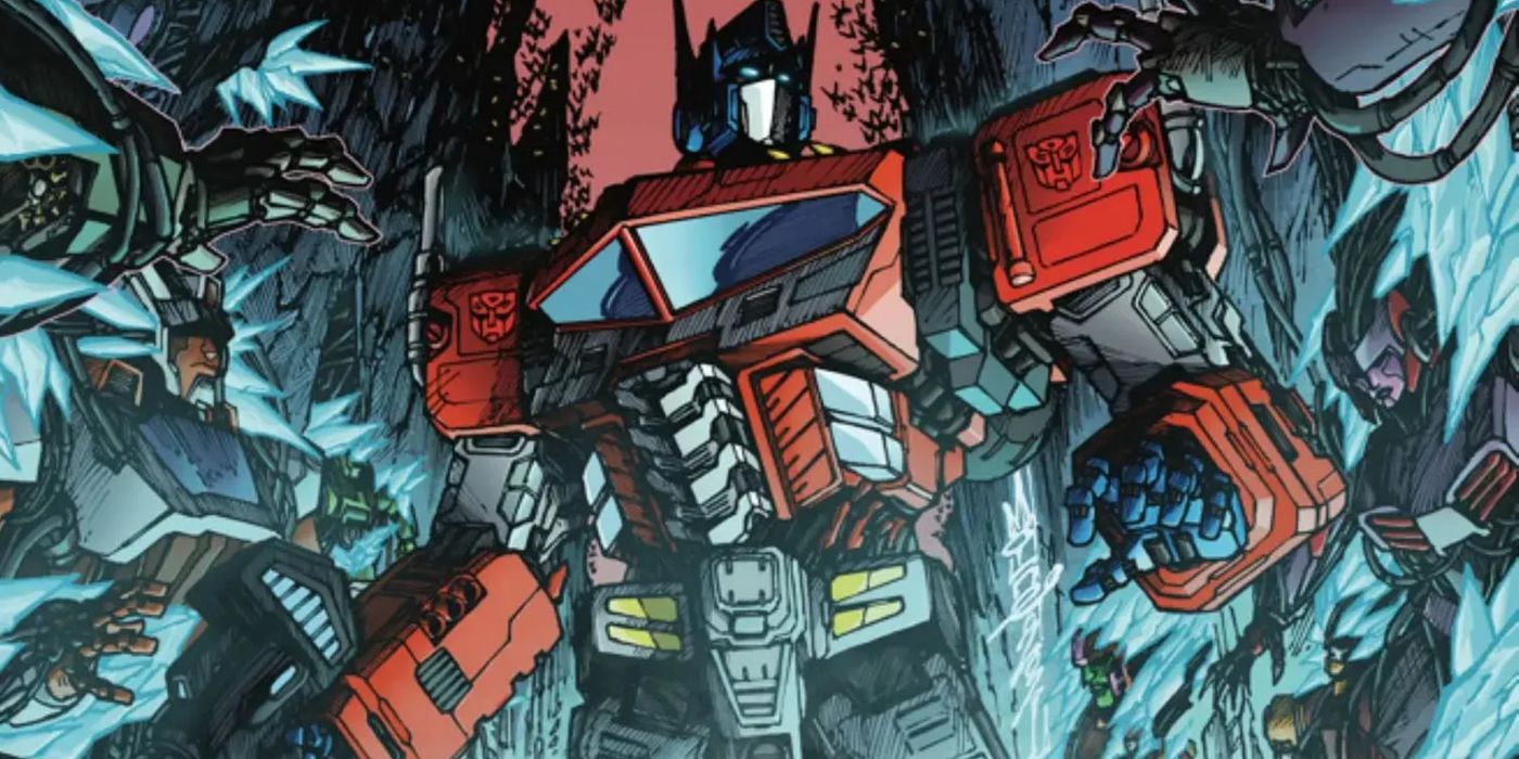 Optimus Prime in IDW comics.