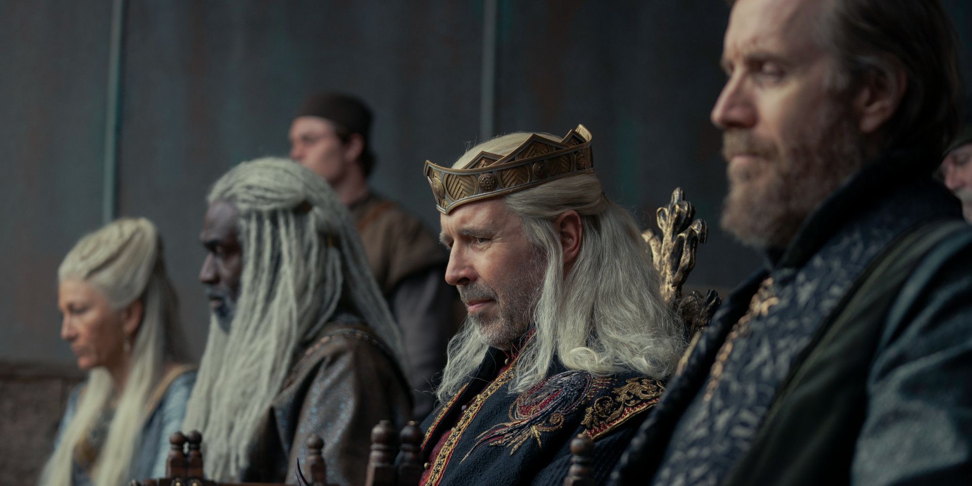 Paddy Considine as King Viserys in House of the Dragon