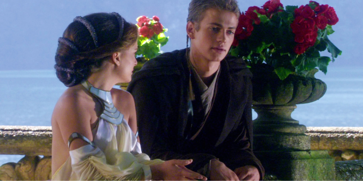 Anakin and Padme talk on Naboo