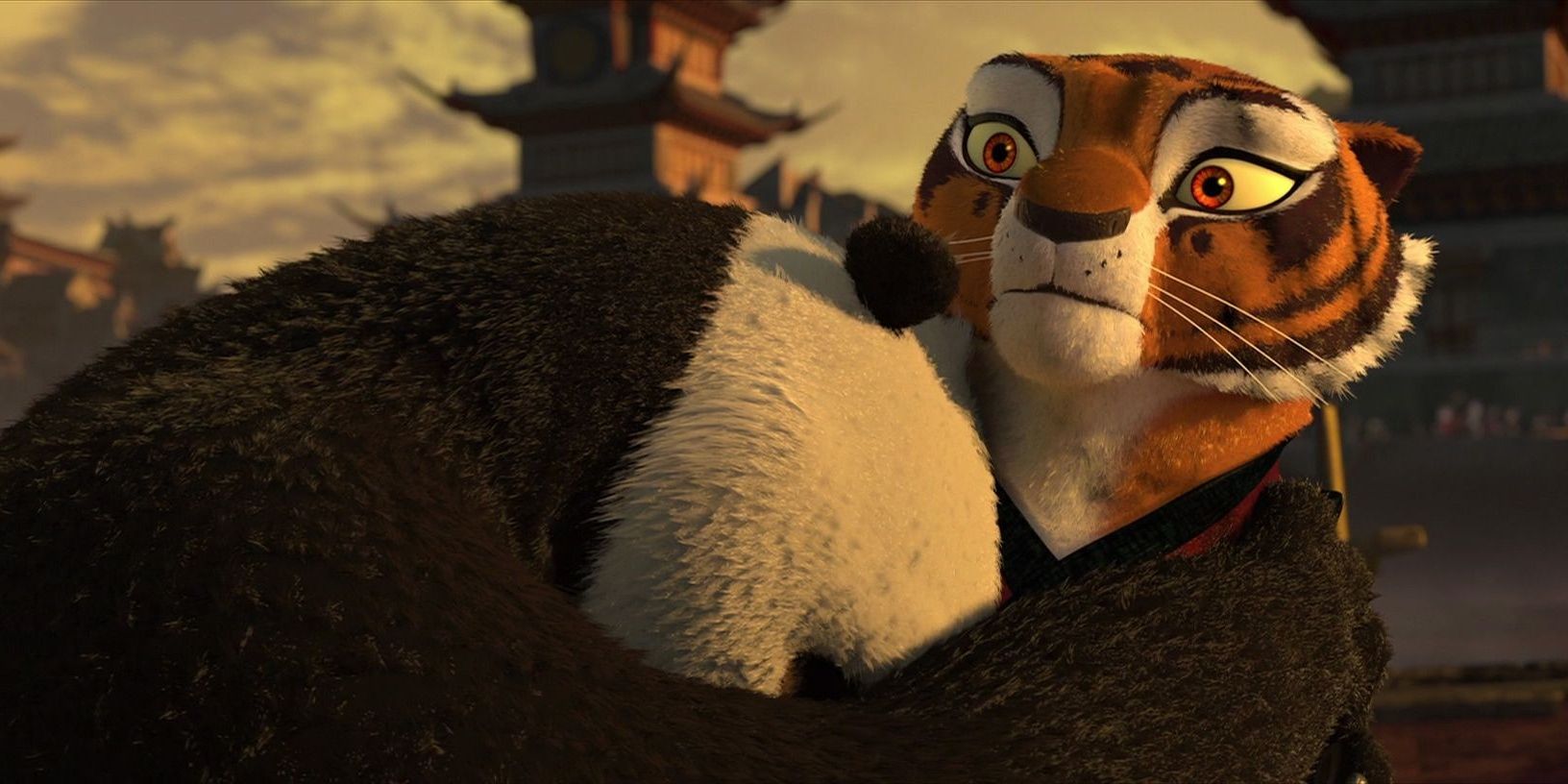 Po abbraccia Tigre in Kung Fu Panda 