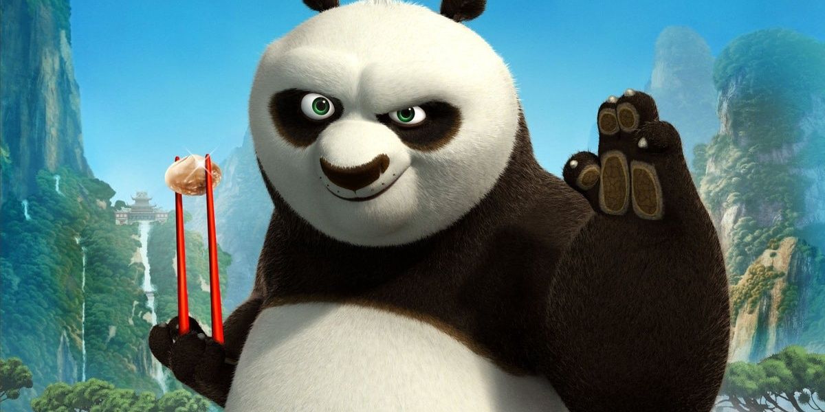 Po preparing to fight in Kung Fu Panda 