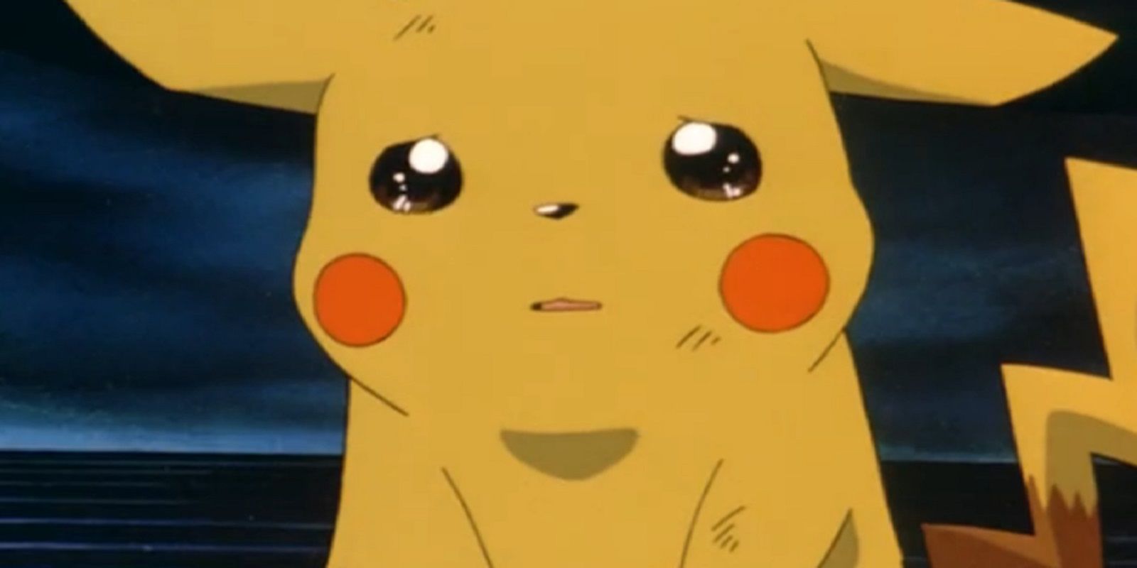 Pikachu chorando
