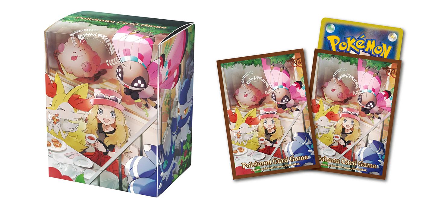 Pokemon XY Card Deck Holder And Sleeves