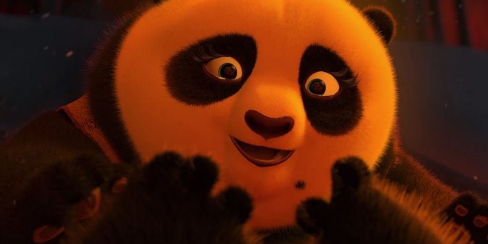 Po&rsquo;s mother saying goodbye in Kung Fu Panda 3