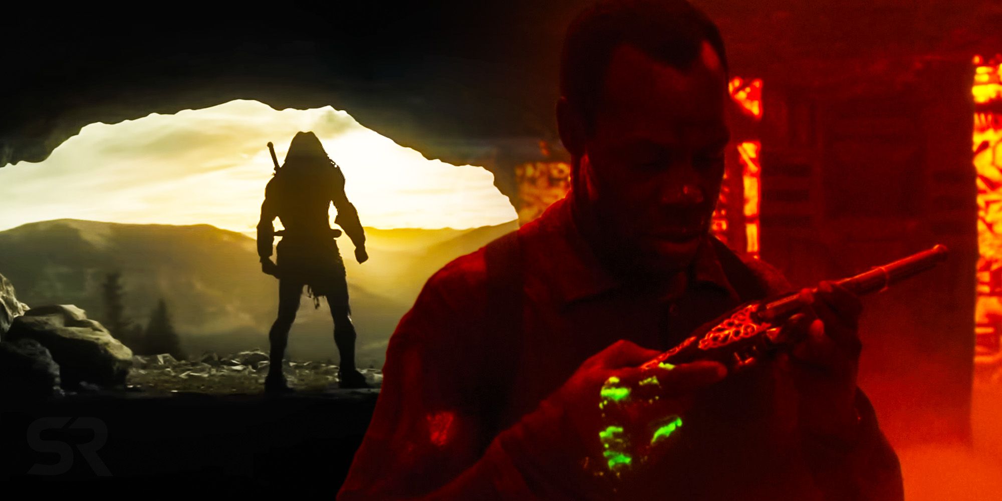 Prey collage with pistol from Predator 2 connection