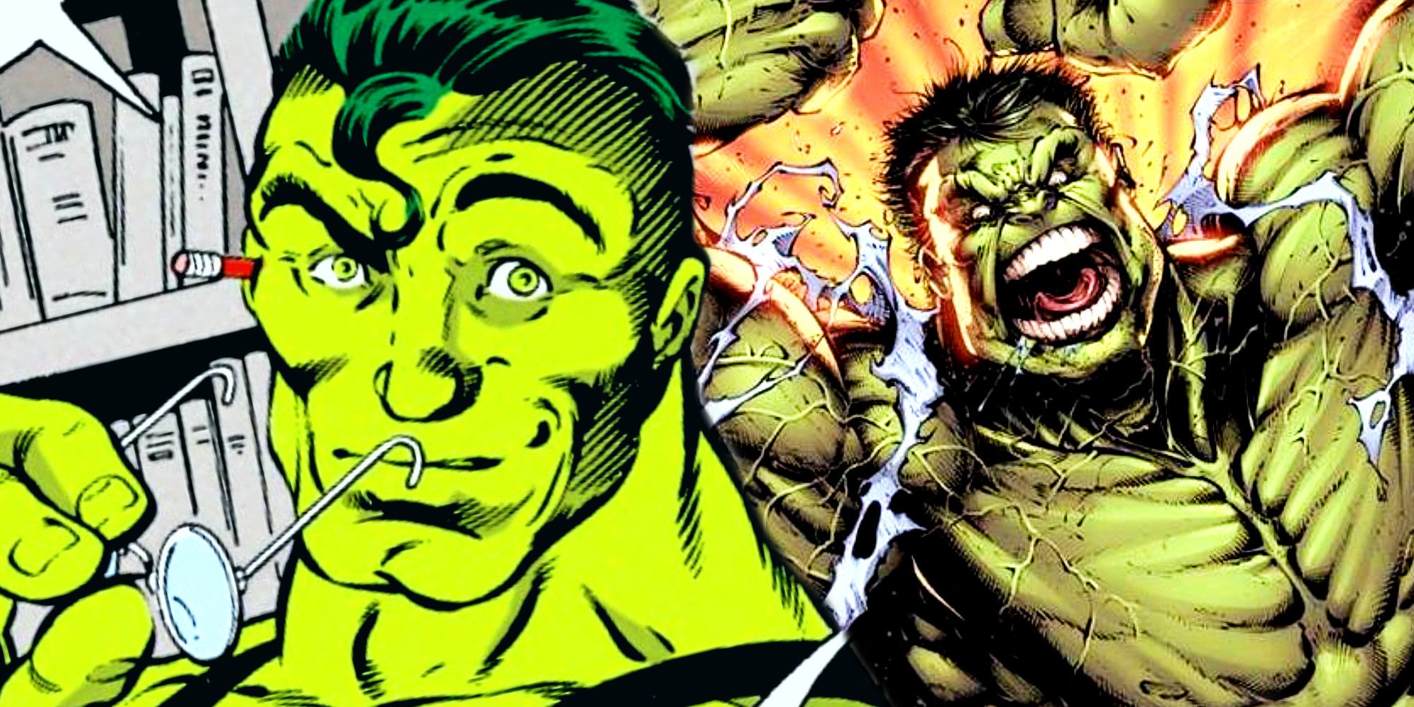 Professor Hulk and Angry Hulk in Marvel Comics