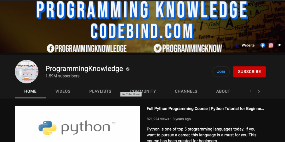 10 Best YouTube Channels To Learn Programming And Coding