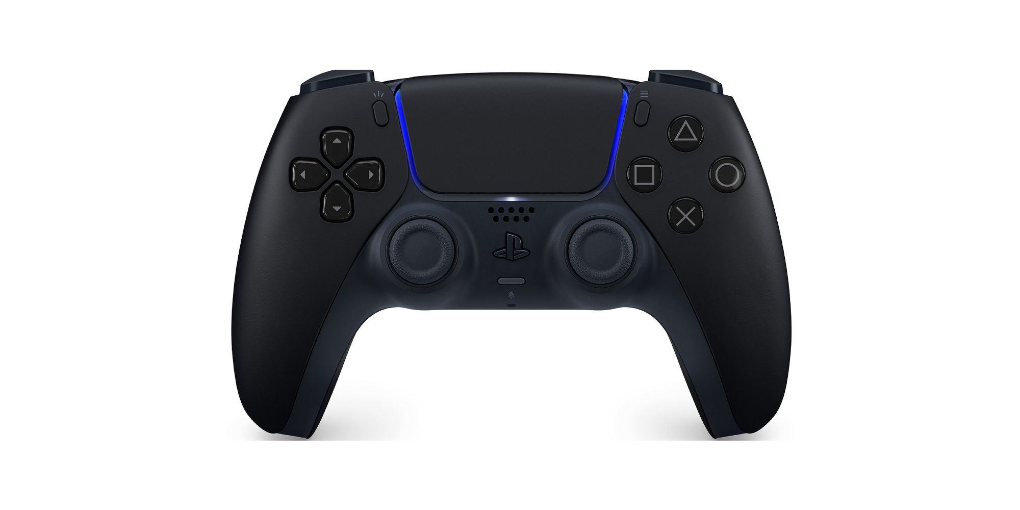 Imagem promocional do controle DualSense Black do PlayStation 5