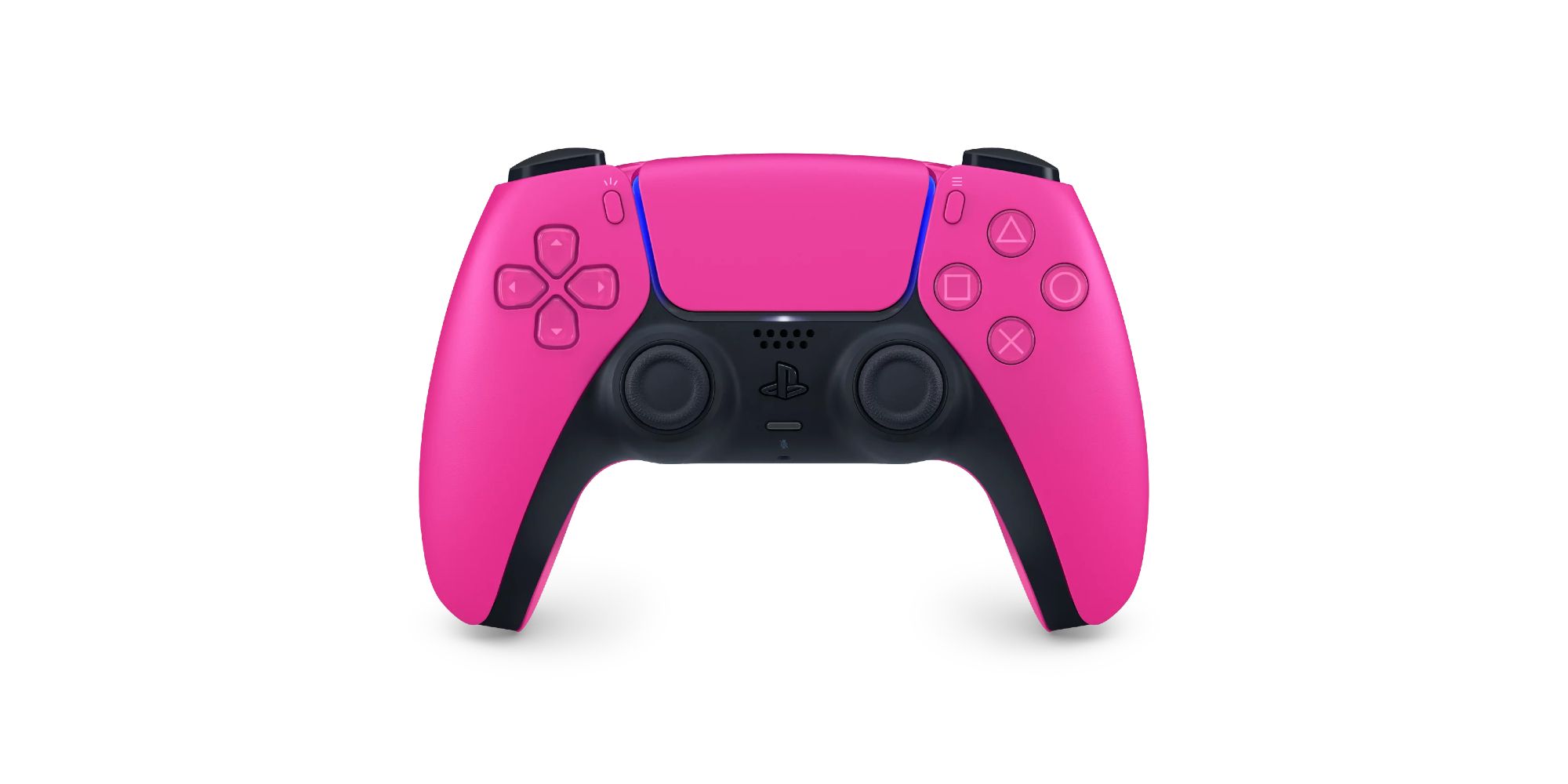 Imagem promocional do controle DualSense Nova Pink do PlayStation 5