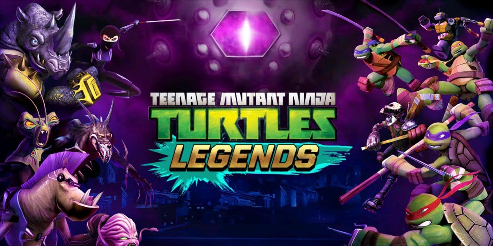 Promotional artwork for Teenage Mutant Ninja Turtles Legends