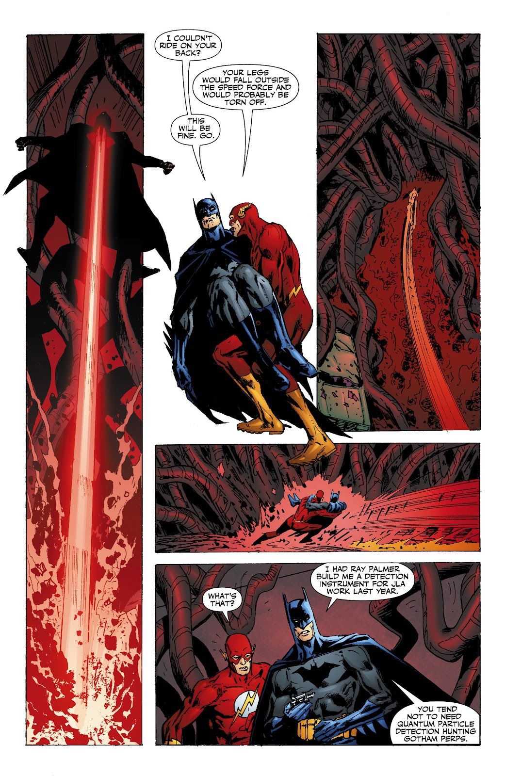 The Flash Carries Batman