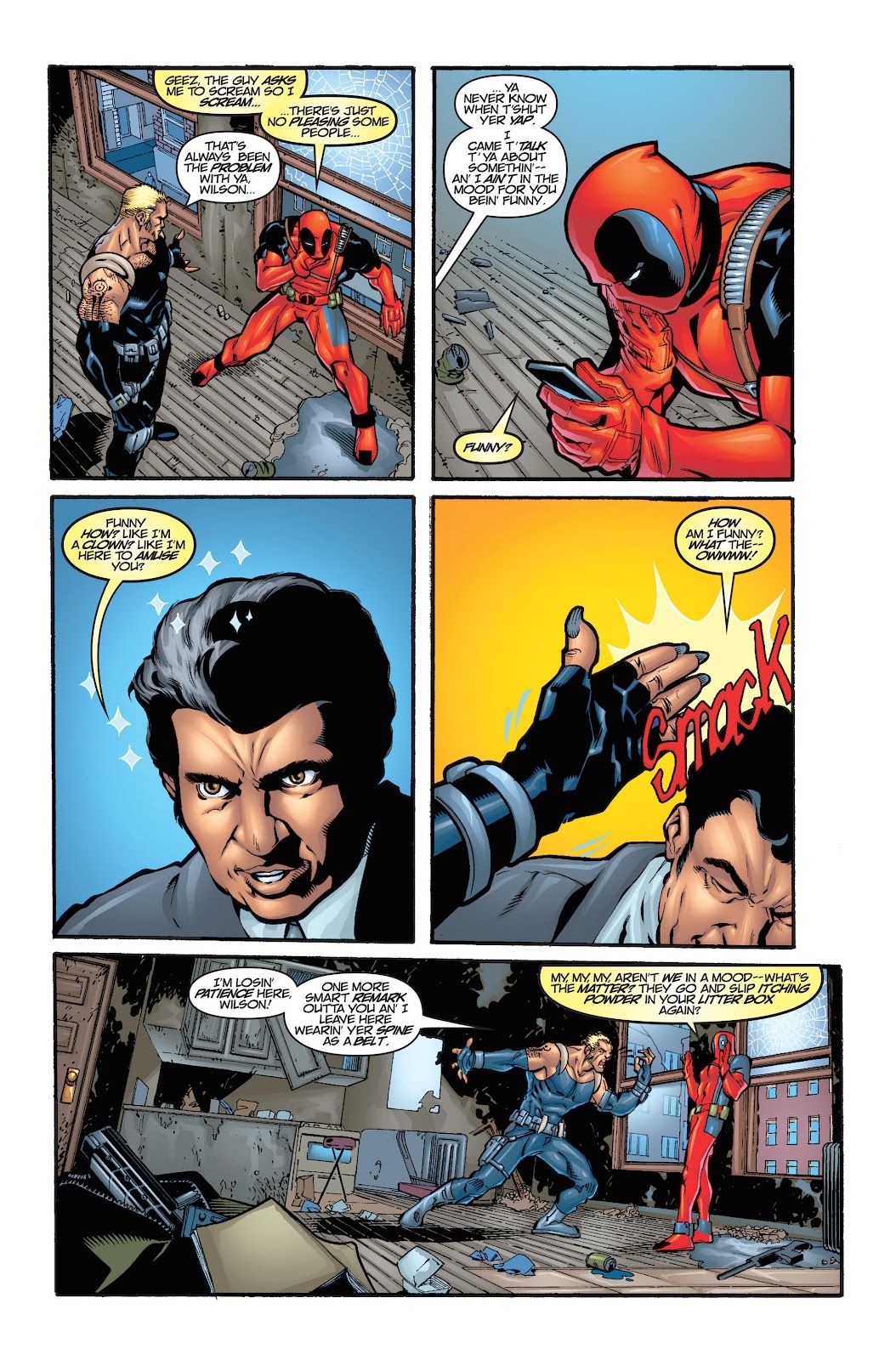Deadpool using image inducer in Deadpool #57