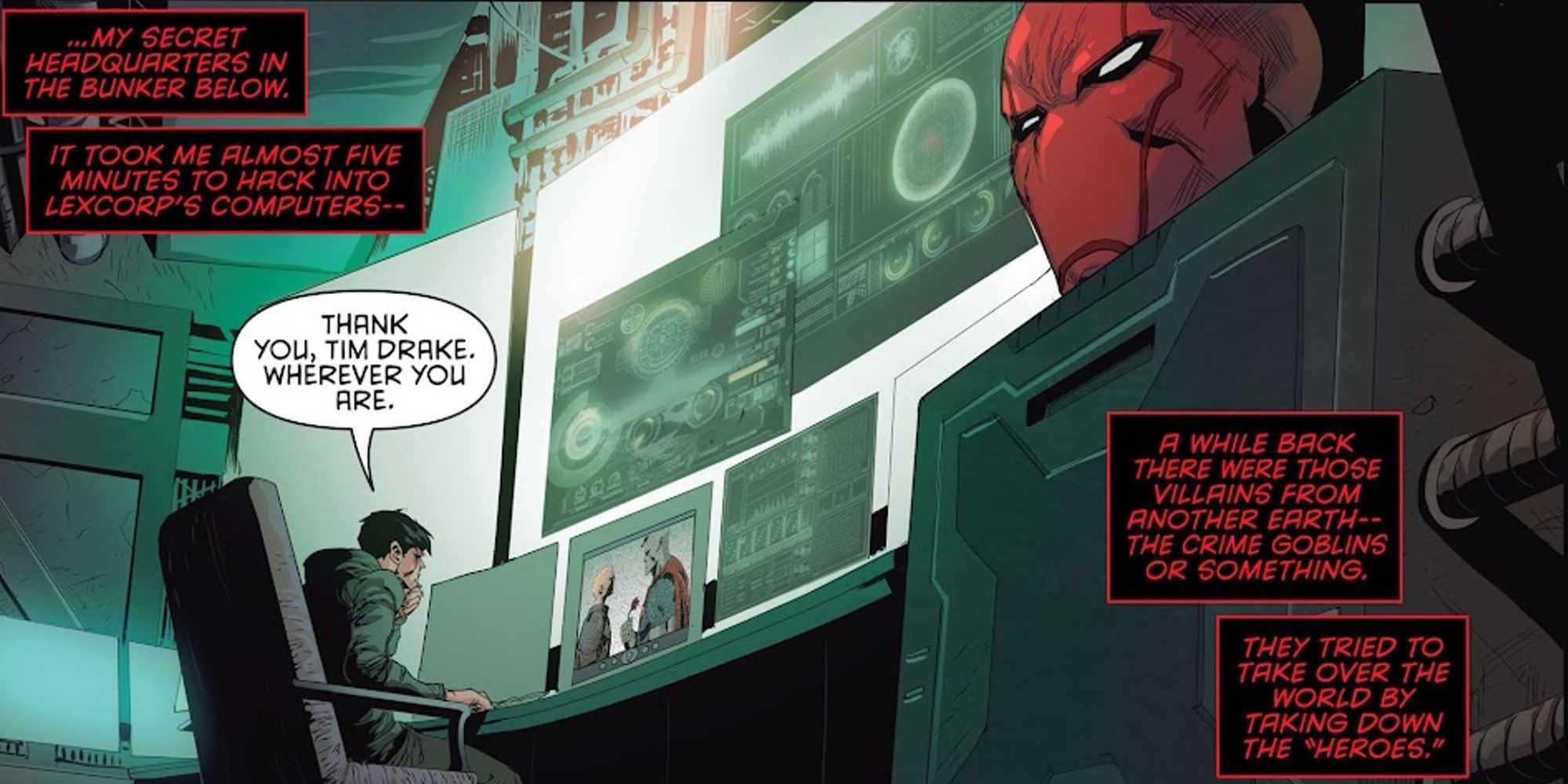 Red Hood in the Batcave