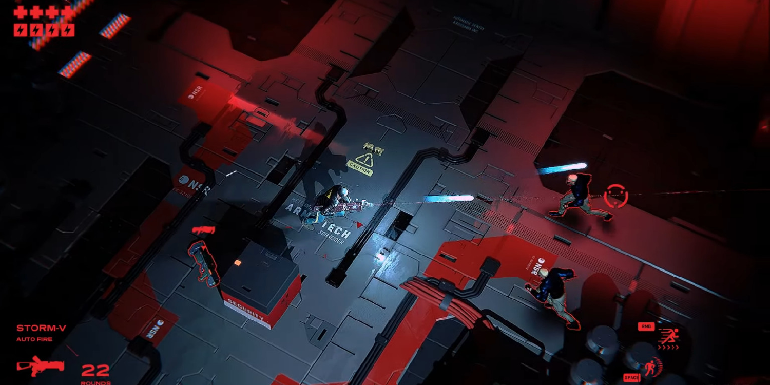 RUINER is a twin-stick shooter with frantic cyberpunk combat.