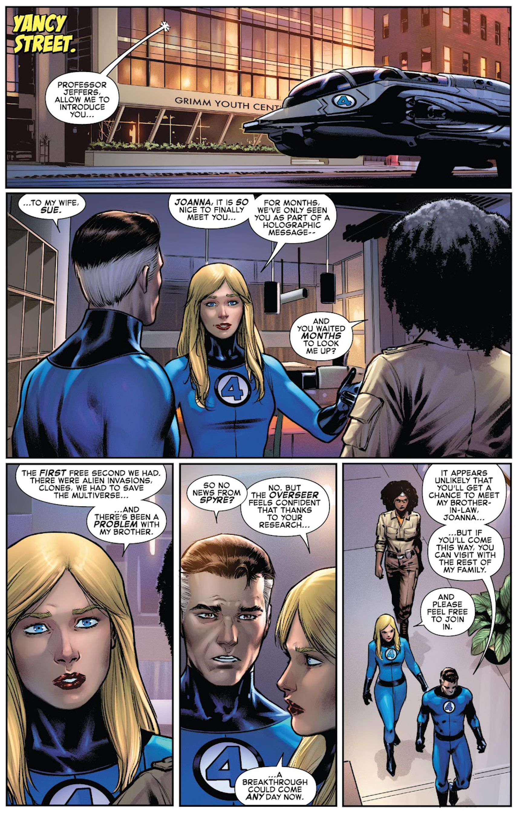 Reed Richards meets his sister