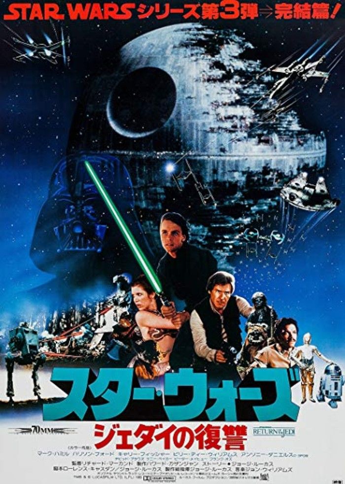 Every Mainline Japanese Star Wars Movie Poster