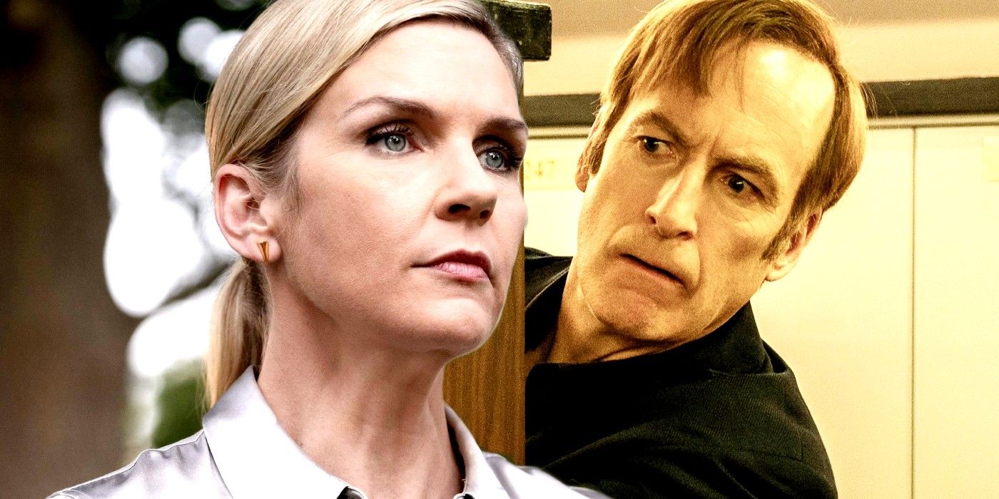 Rhea Seehorn as Kim and Bob Odenkirk as Jimmy in Better Call Saul