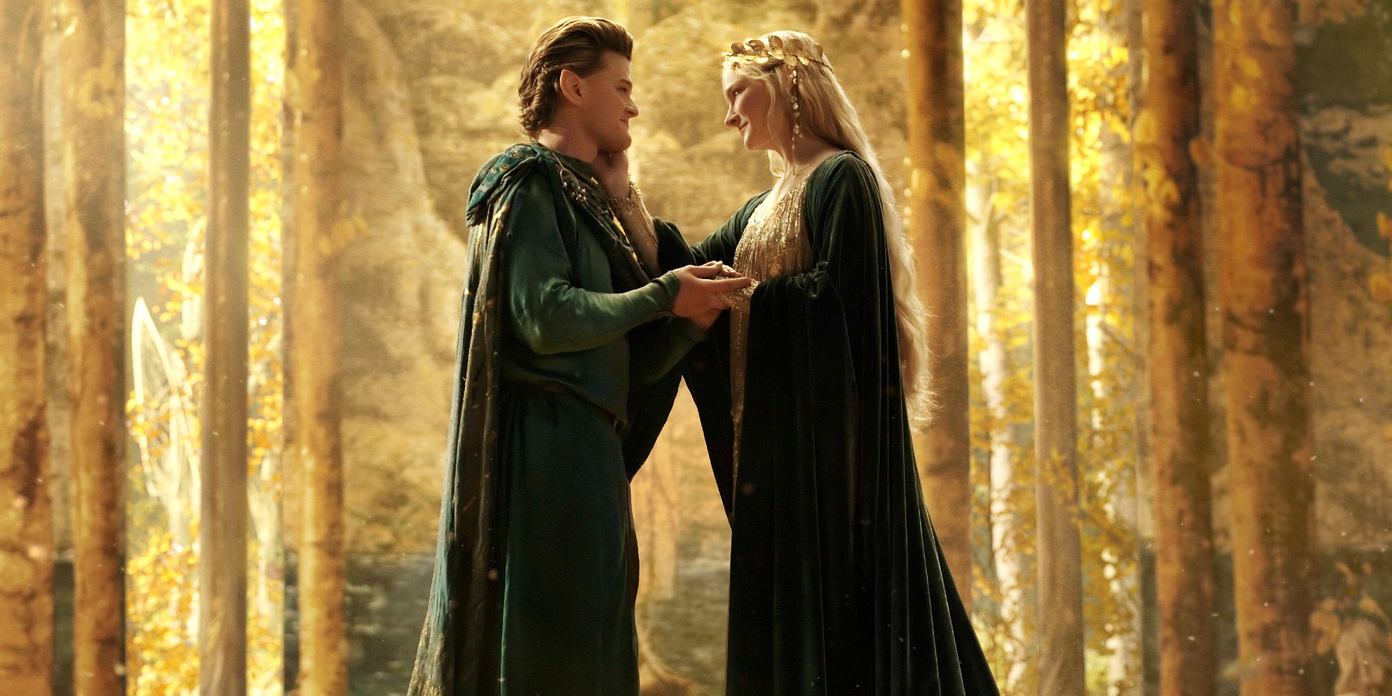 Elrond & Galadriel's Kiss Explained: Do They Love Each Other In The Rings Of Power?