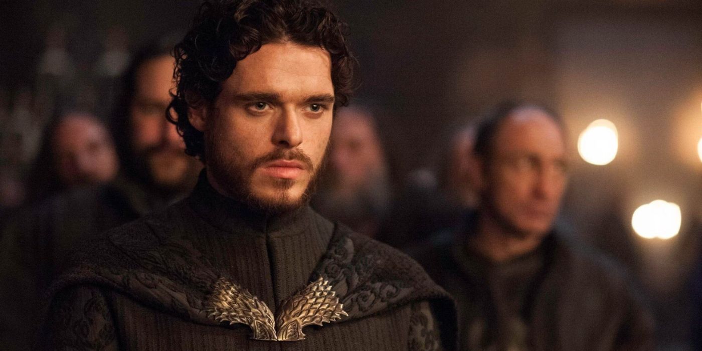 Robb in his Stark attire before the events of the Red Wedding.