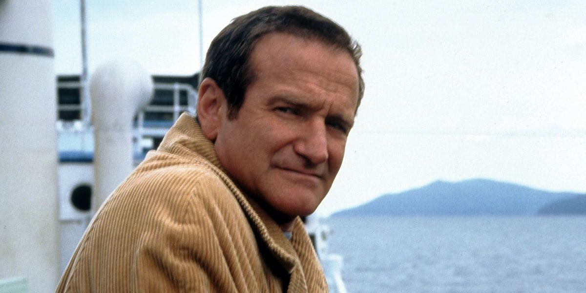 Robin Williams on a ferry in Insomnia