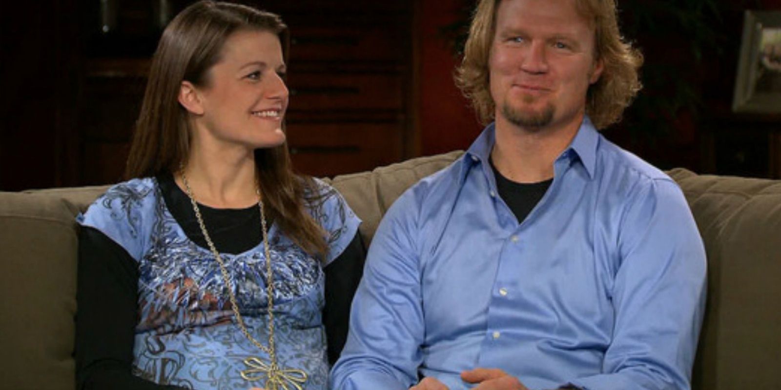 Robyn Brown e Kody Brown de Sister Wives em um confessionário juntos