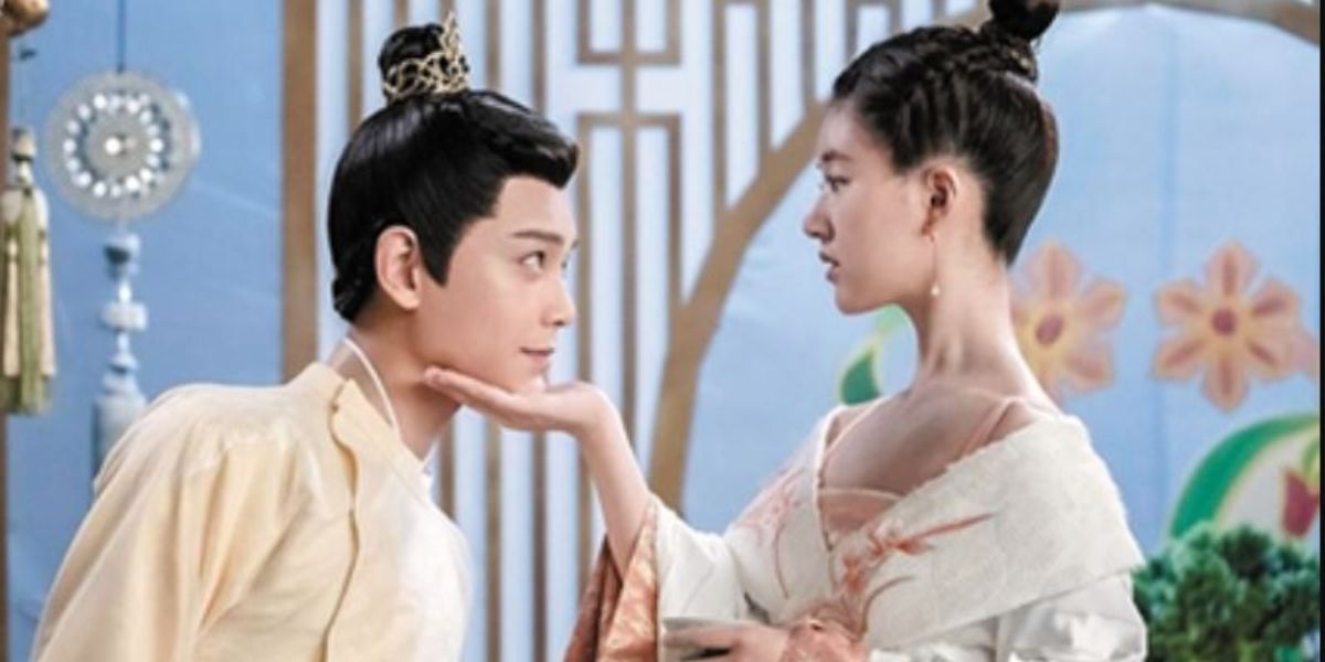 Zhao Lu Si e Ding Yu Xi em Romance of Tiger and Rose