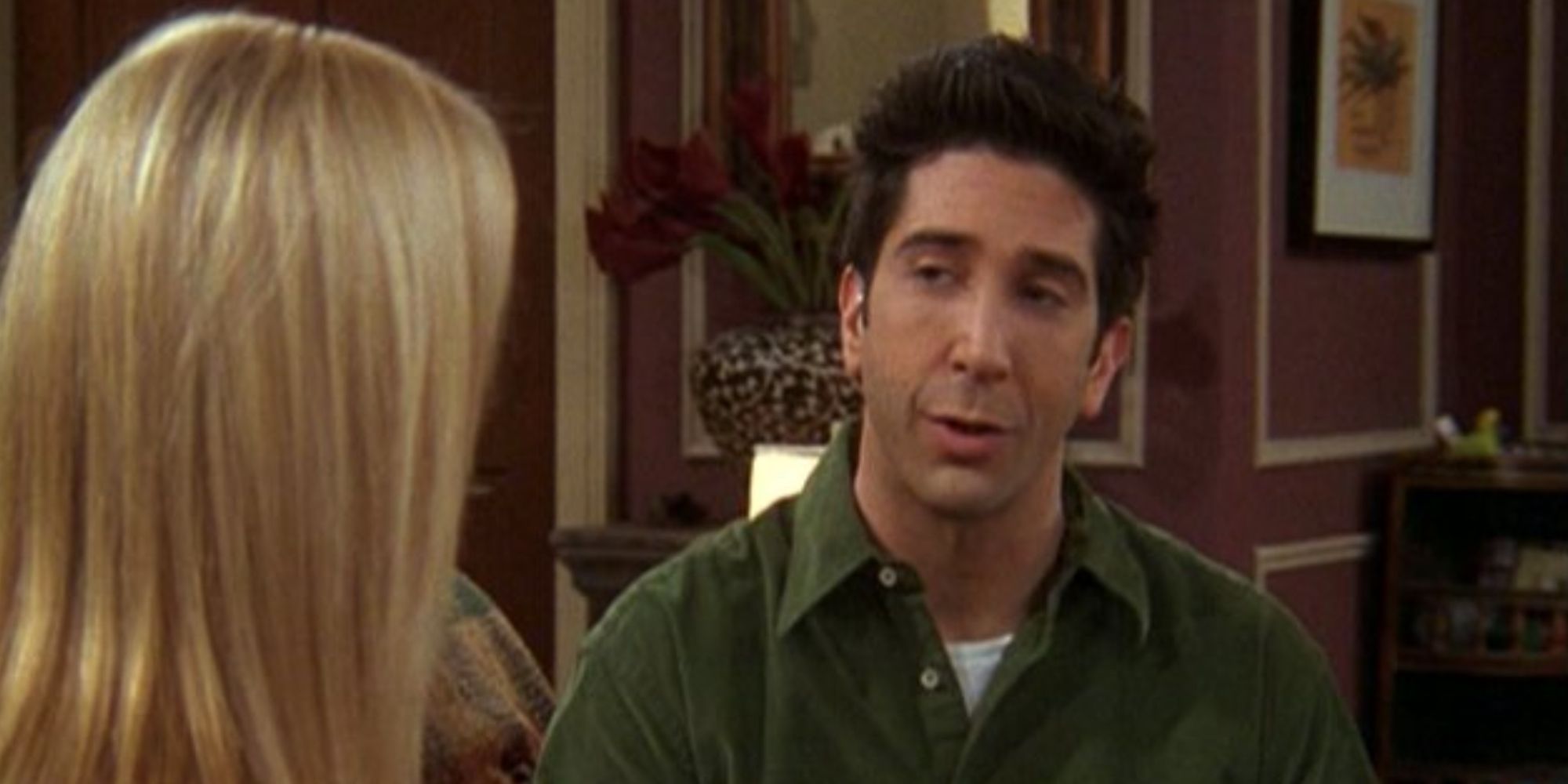Ross talks to Phoebe about marriage in Friends