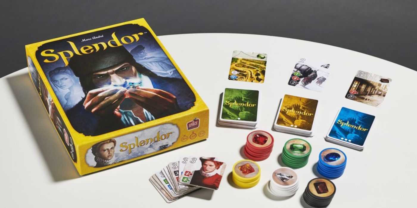 Splendor board game.