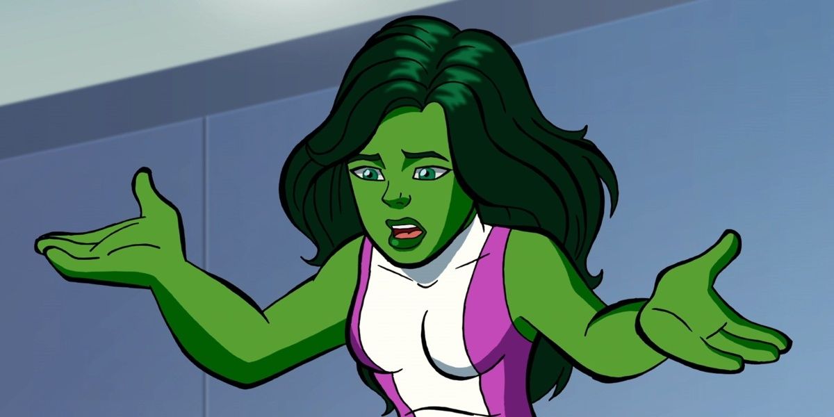 She-Hulk argues with Iron-Man in The Superhero Squad Show