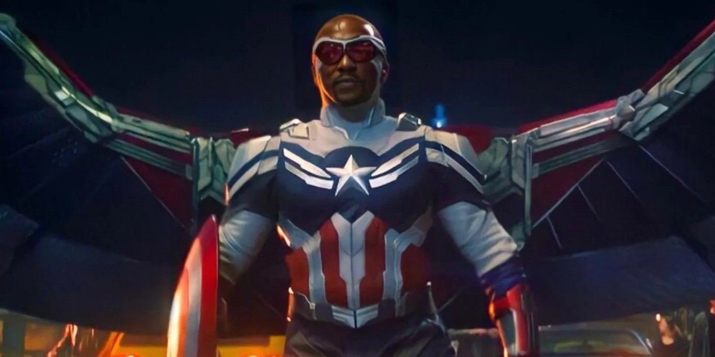 Sam Wilson as Captain America in The Falcon and the Winter Soldier 